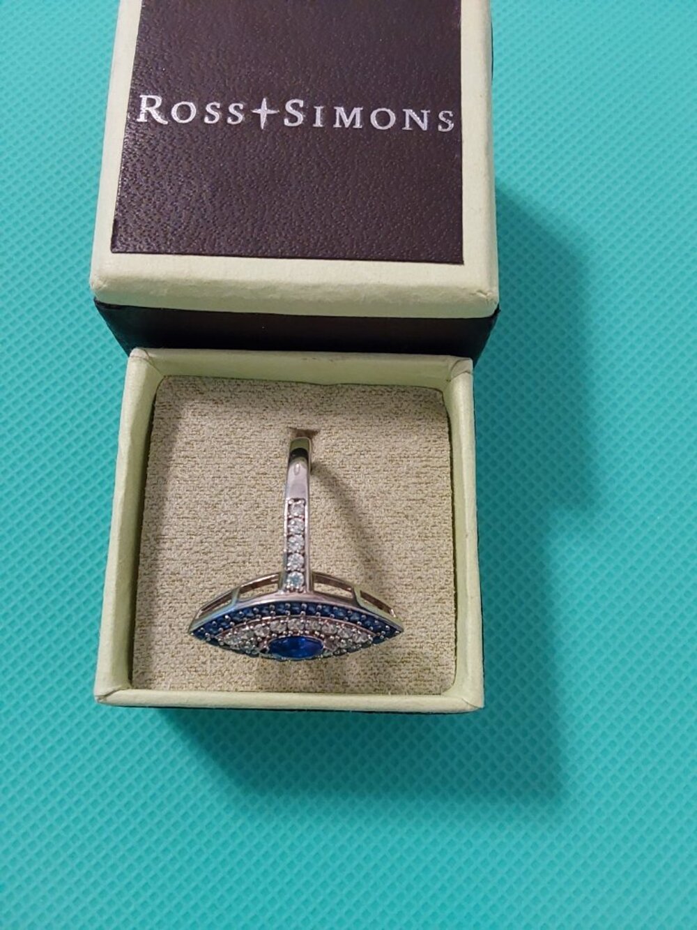 EVIL EYE RING ROSS SIMONS JEWELRY 2015 GORGEOUS - Picture 12 of 15